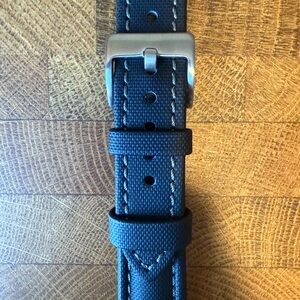 Black Textured Watch Strap